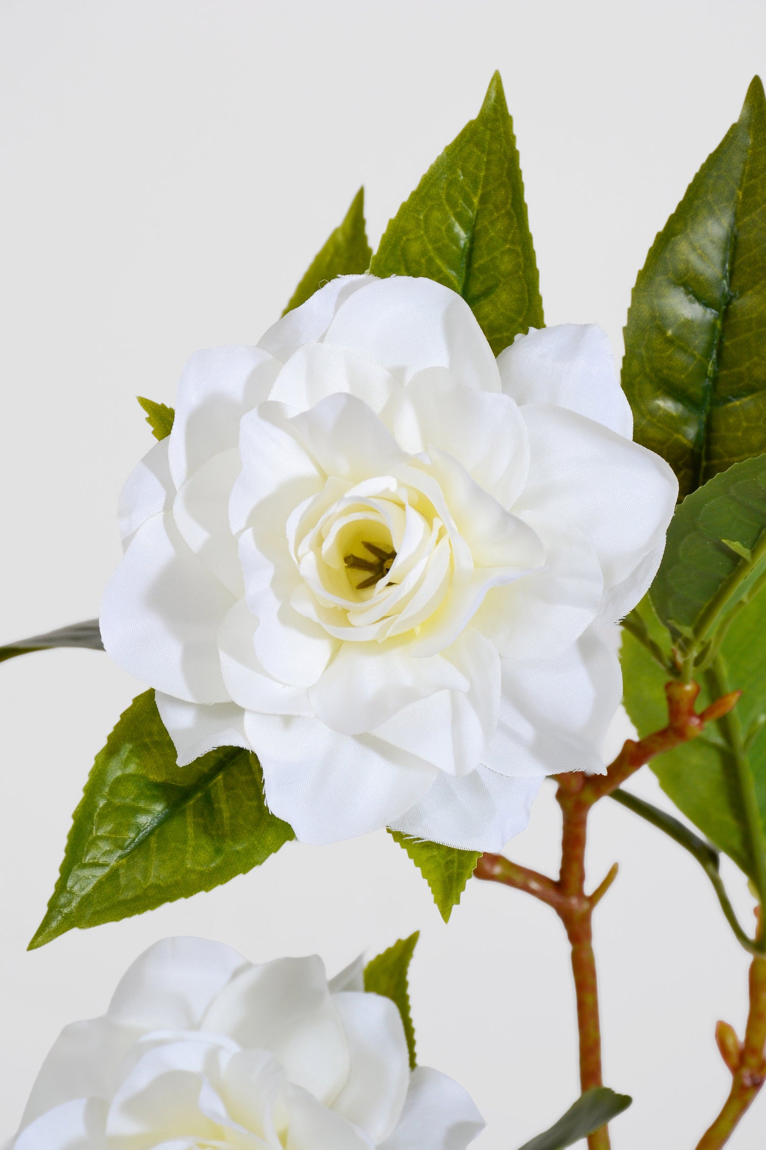 27" Silk Gardenia Spray White