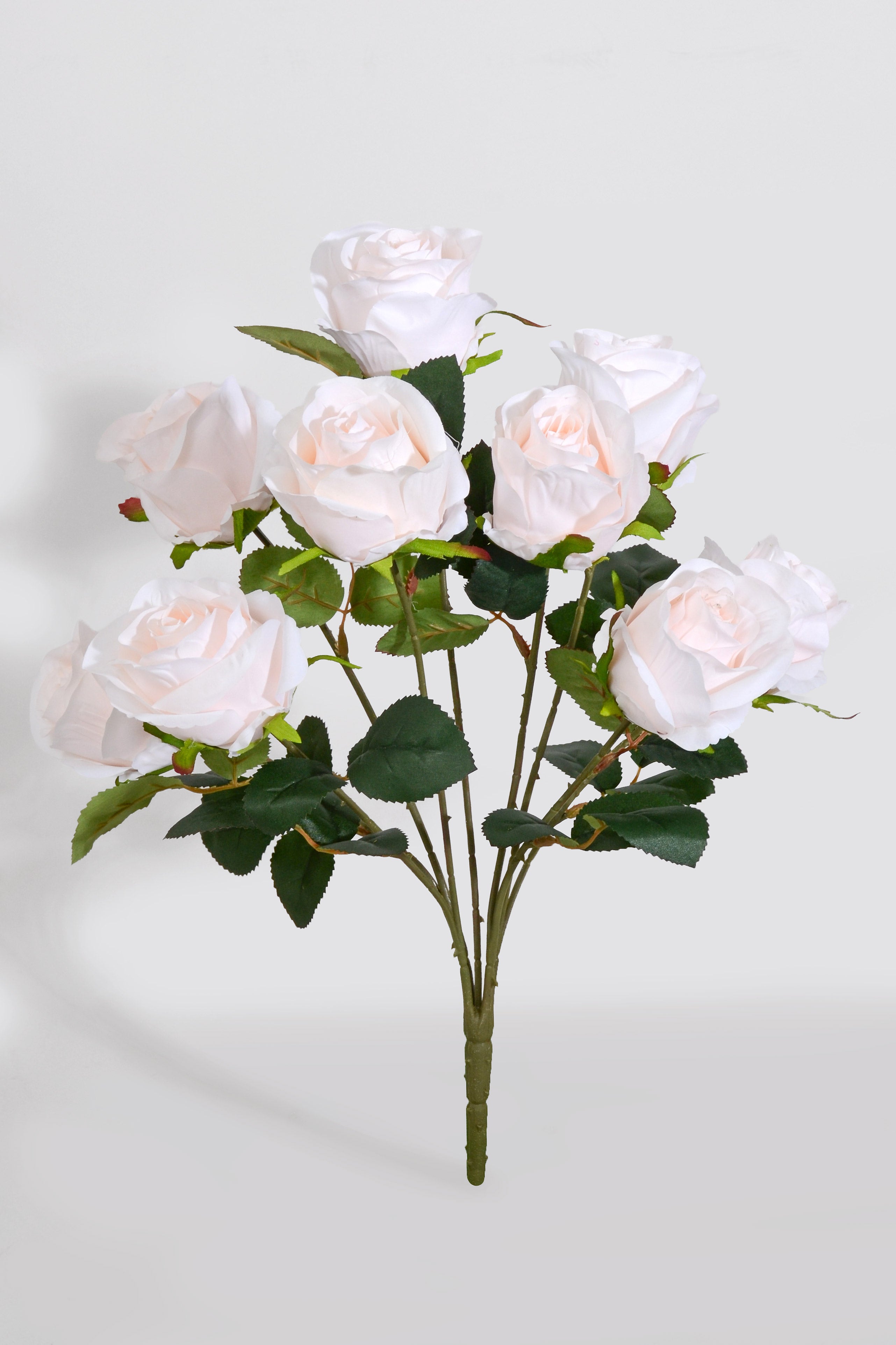17.5" Silk Rose Bush Blush