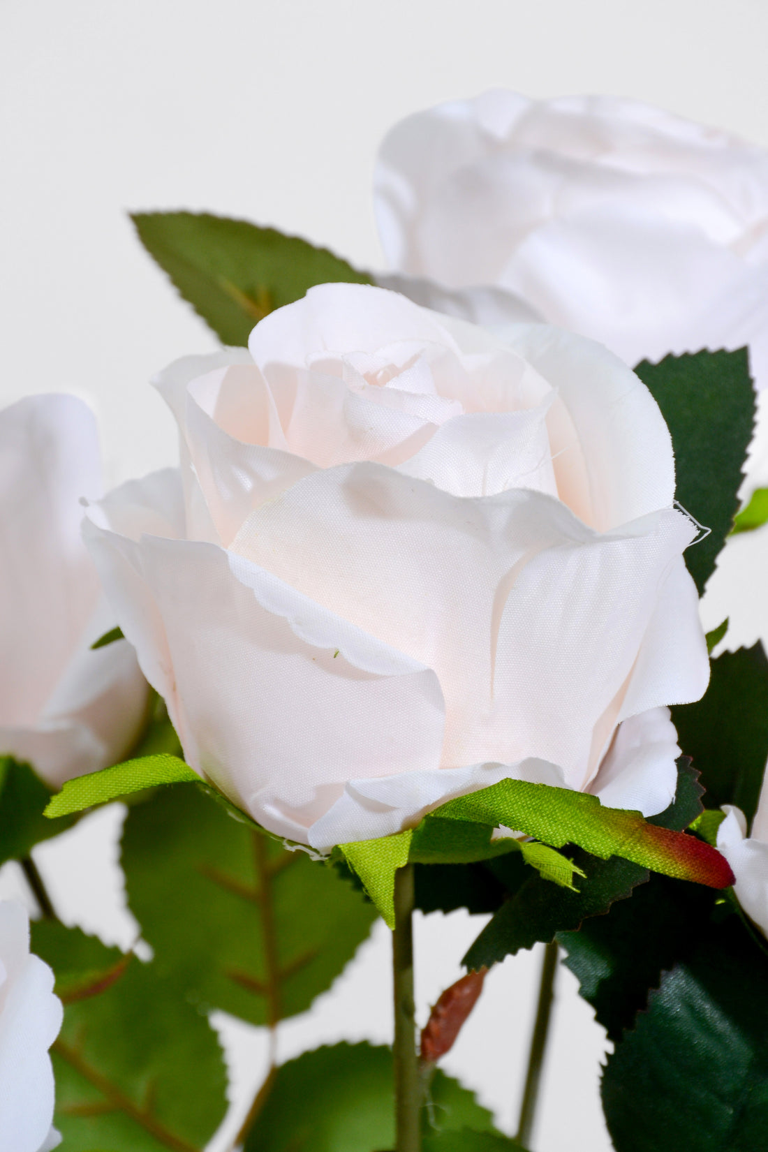 17.5" Silk Rose Bush Blush