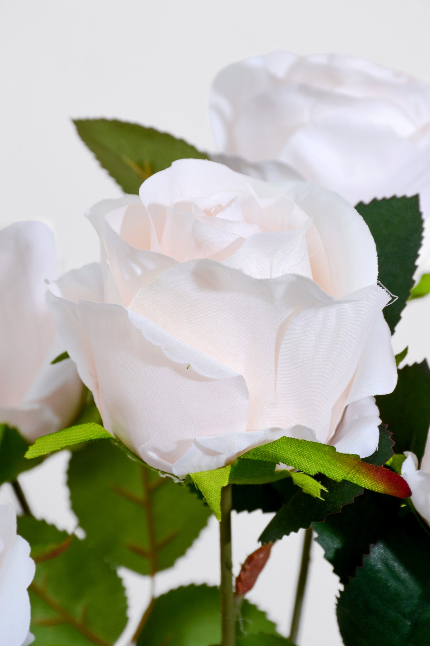 17.5" Silk Rose Bush Blush
