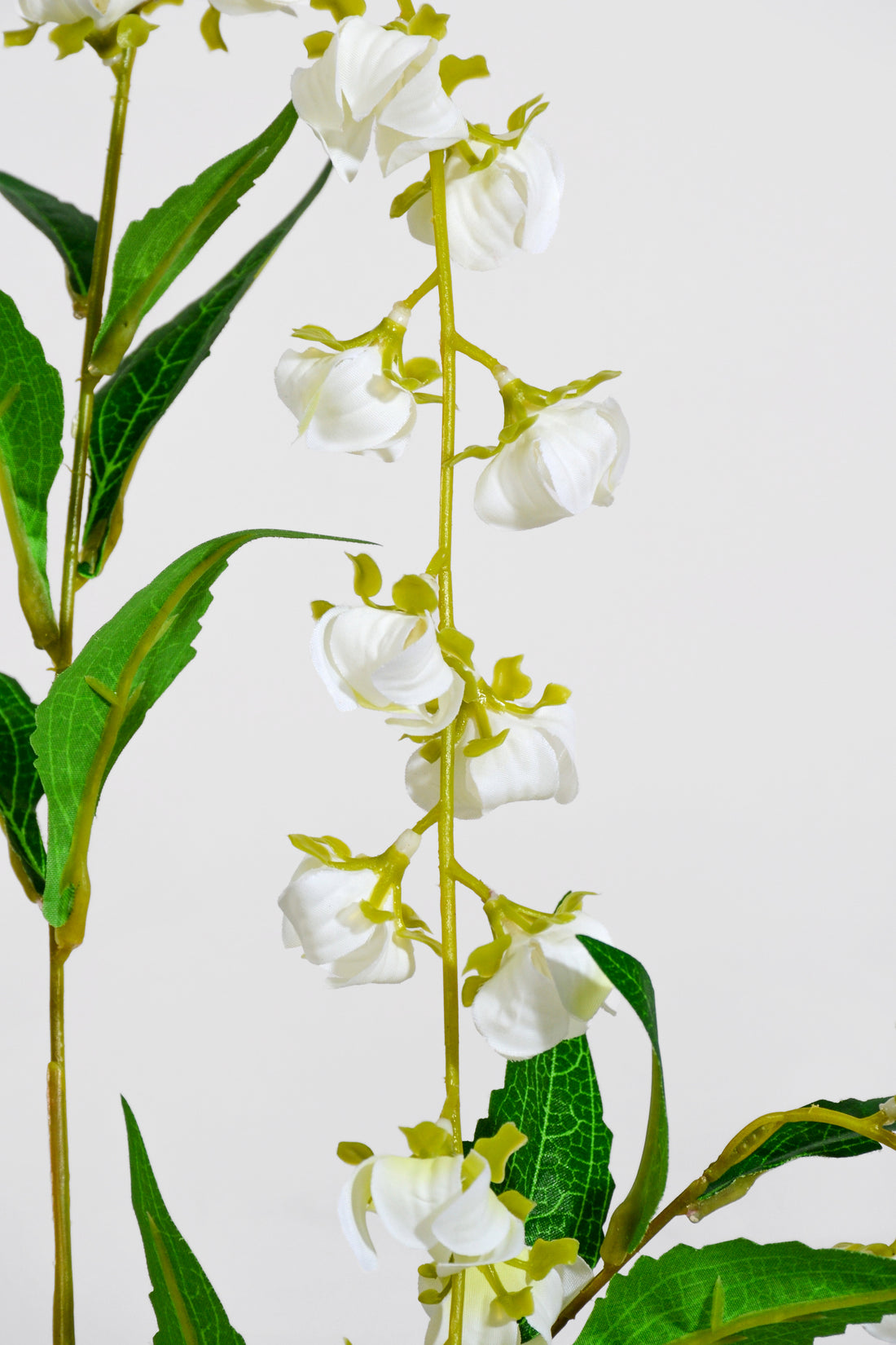 39.5" Silk Hanging Lantern Spray White