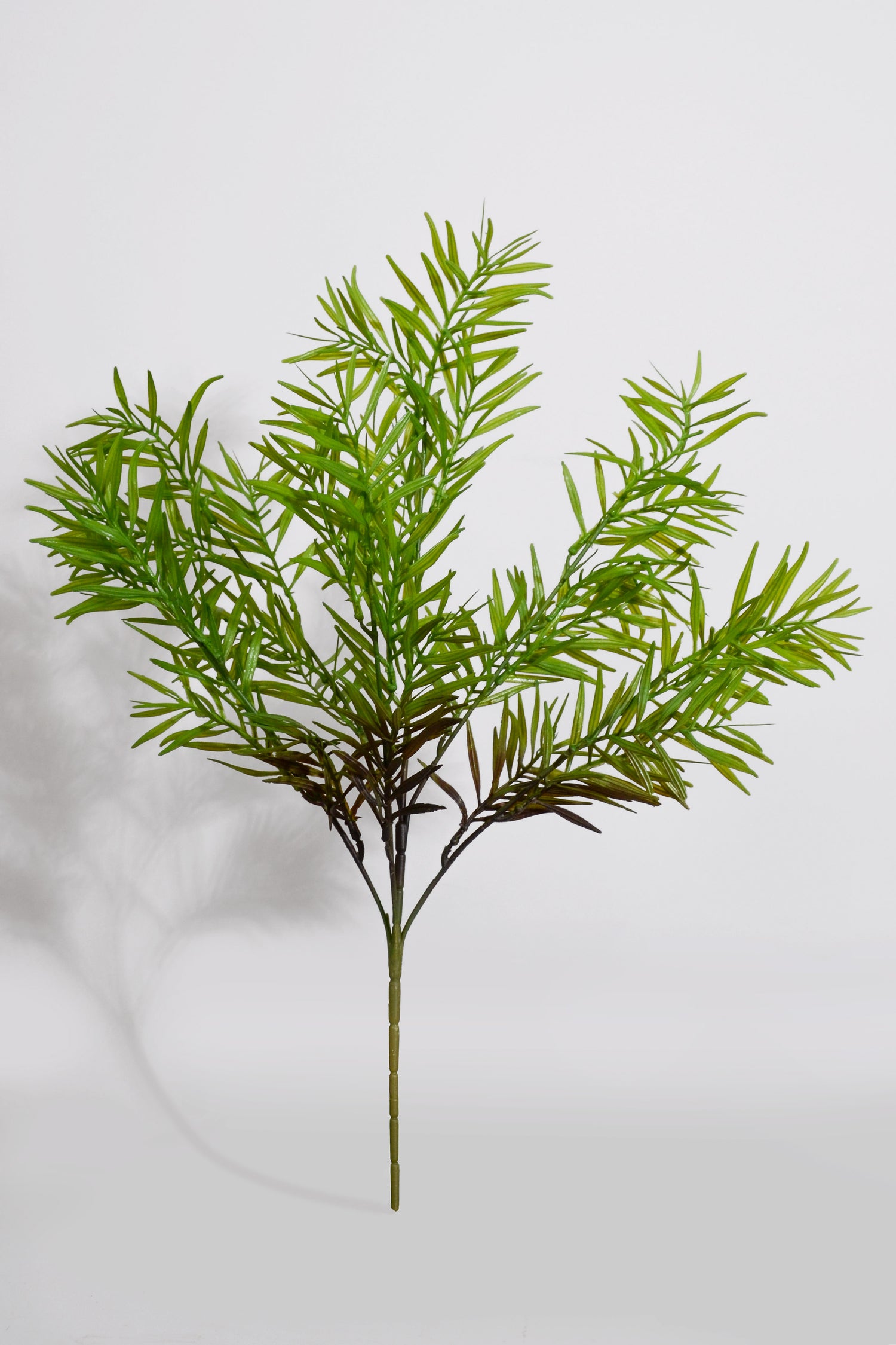 21" Uv Artificial Bamboo Leaf Bush Green