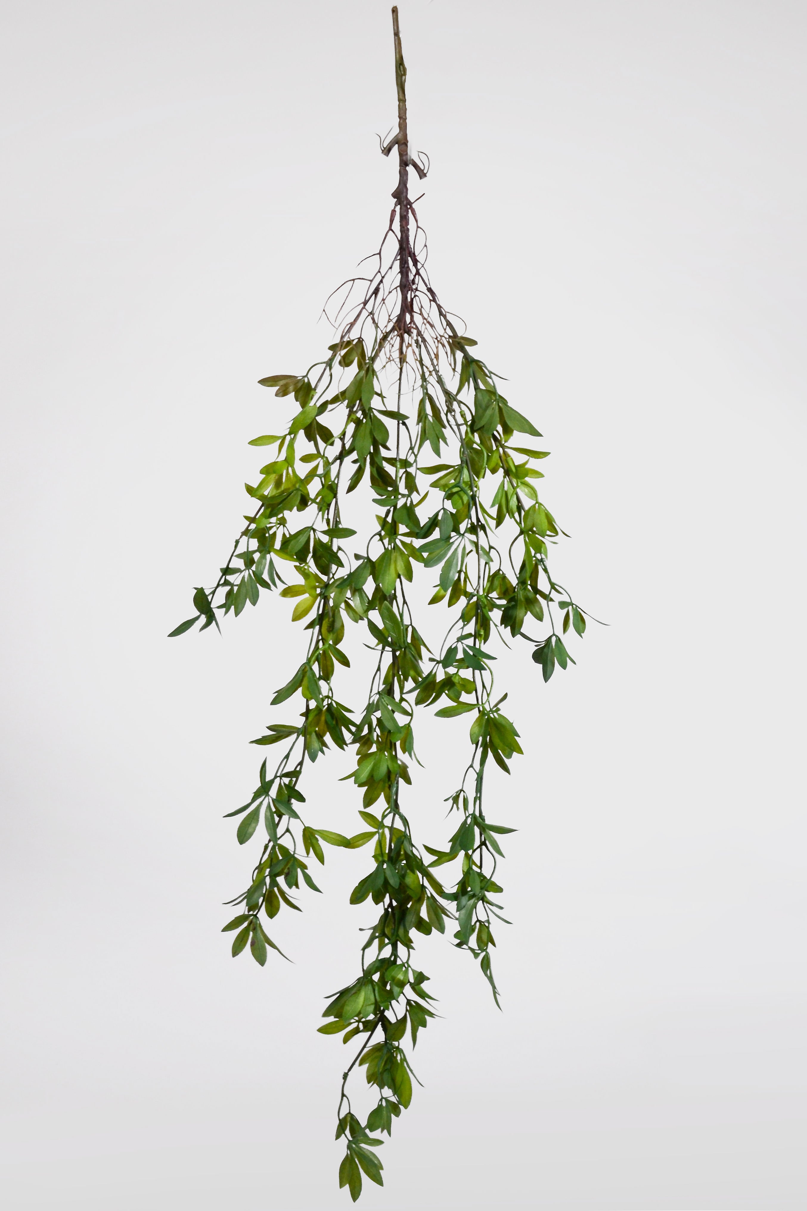 39.5" Uv Artificial Hanging Eucalyptus Bush Green