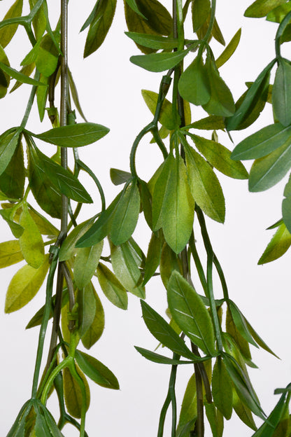 39.5" Uv Artificial Hanging Eucalyptus Bush Green