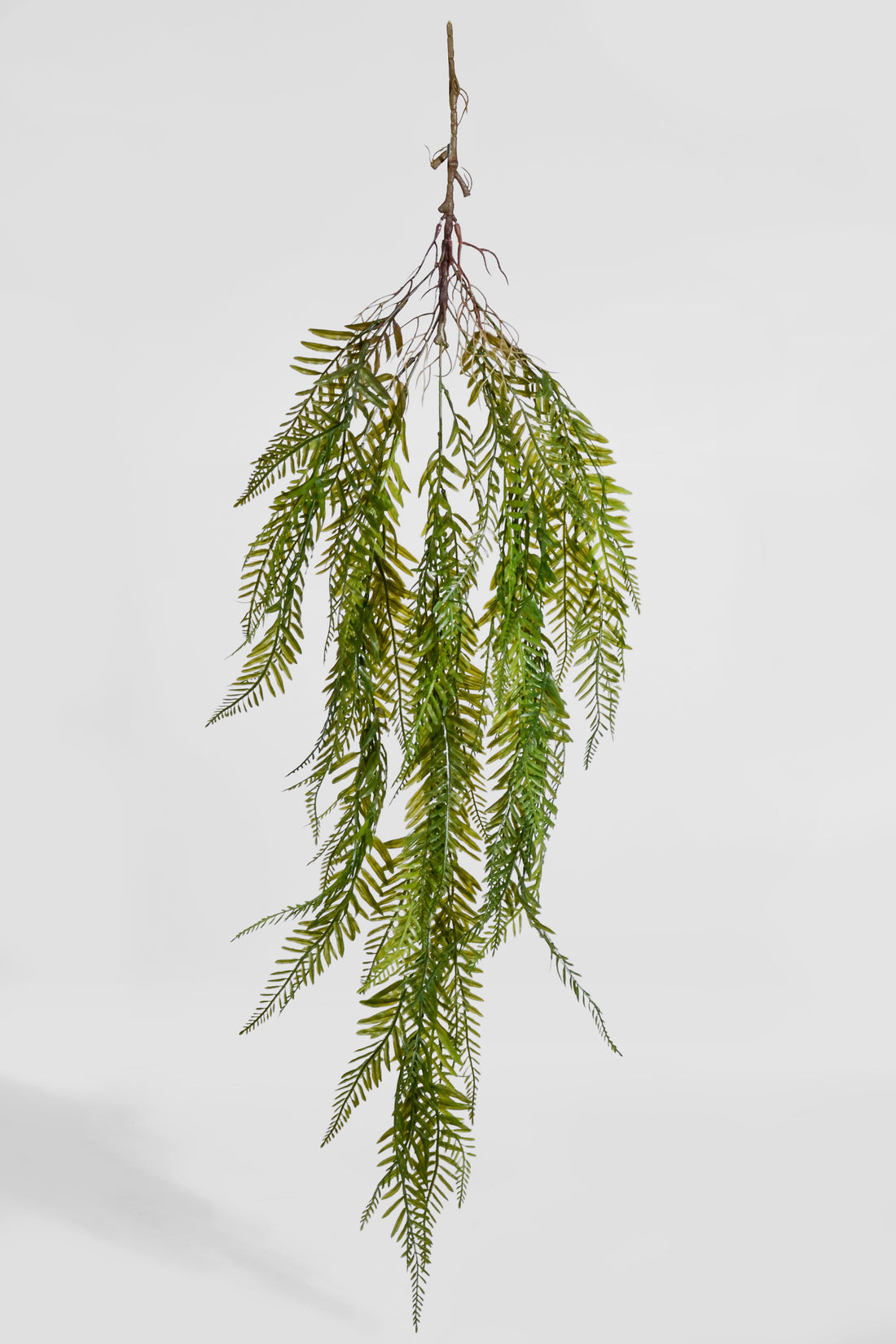 45" Uv Artificial Hanging Fern Bush Green