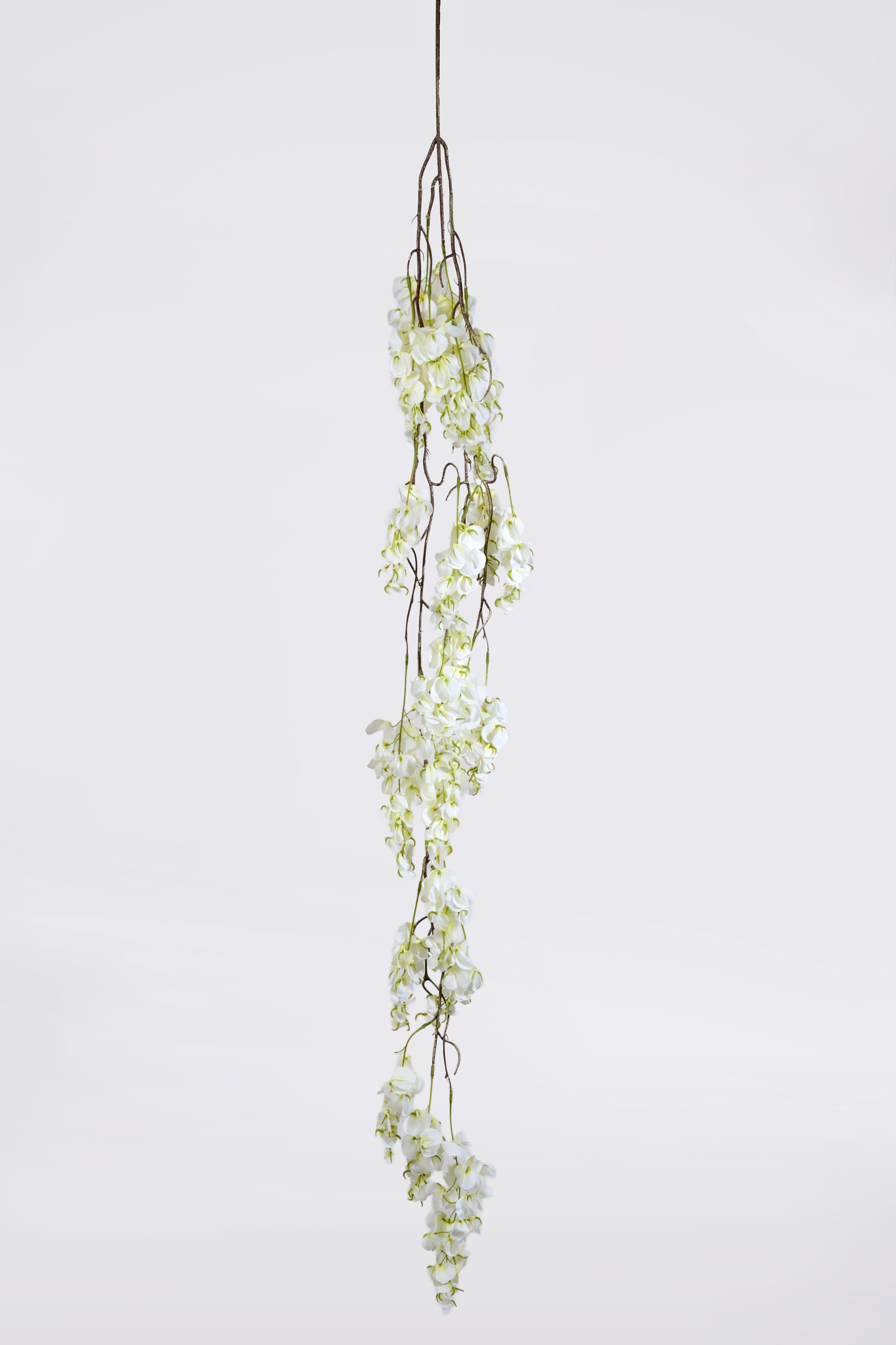 58" Silk Bougainvillea Garland White
