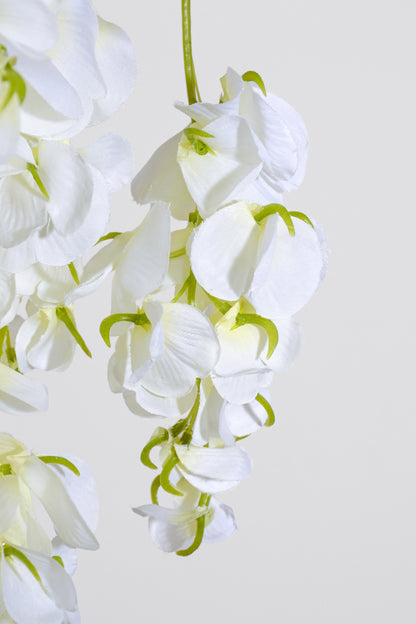 58" Silk Bougainvillea Garland White
