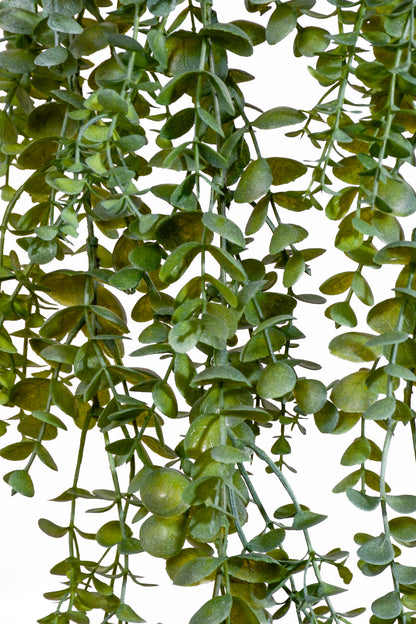 33.5" Uv Artificial Hanging Eucalyptus Bush Green
