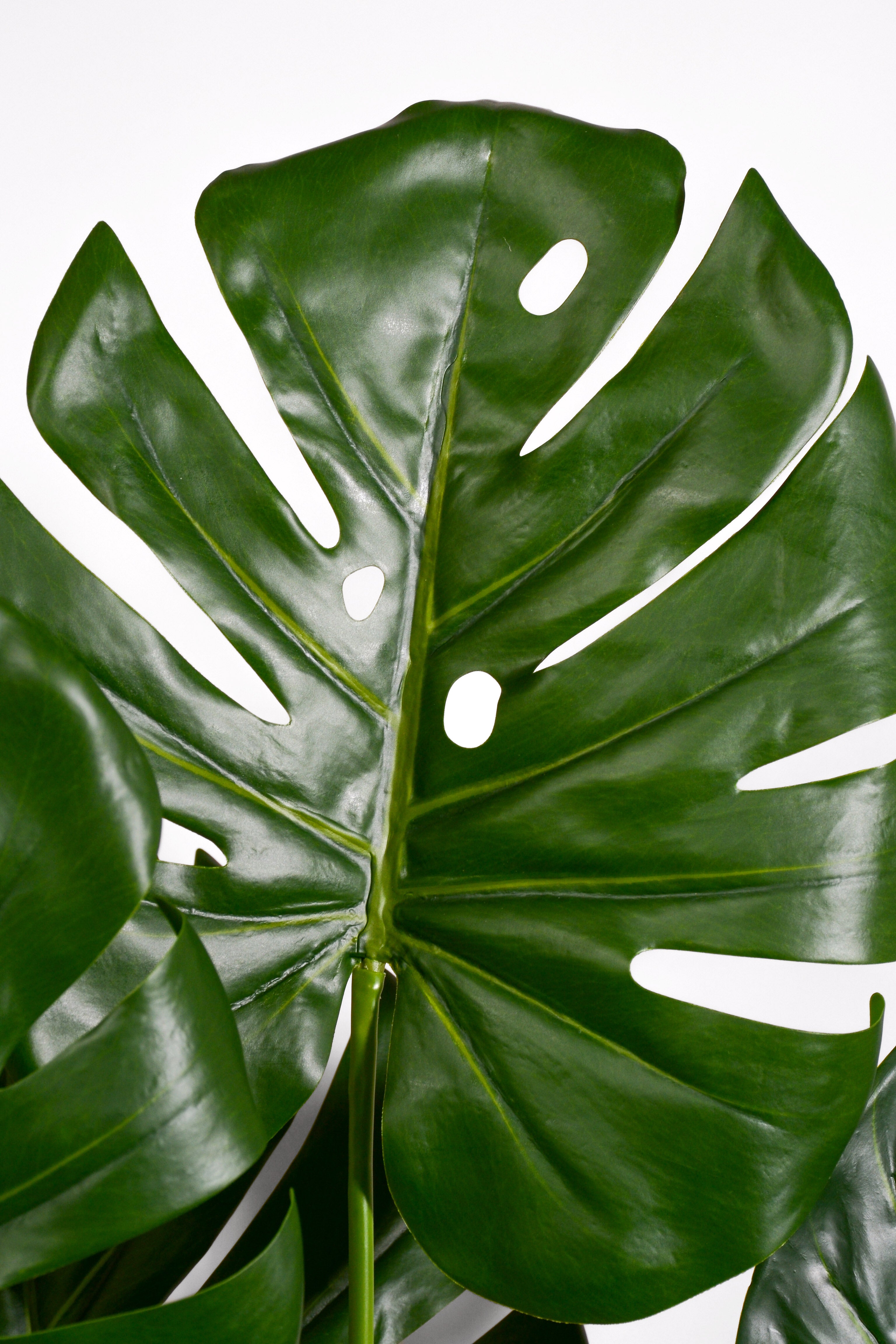 35" Artificial Monstera Bush Green