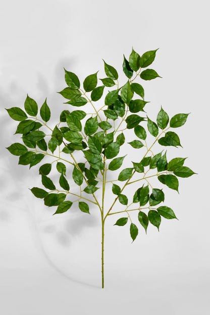 26.5" Artificial Aralia Elata Leaf Spray Green