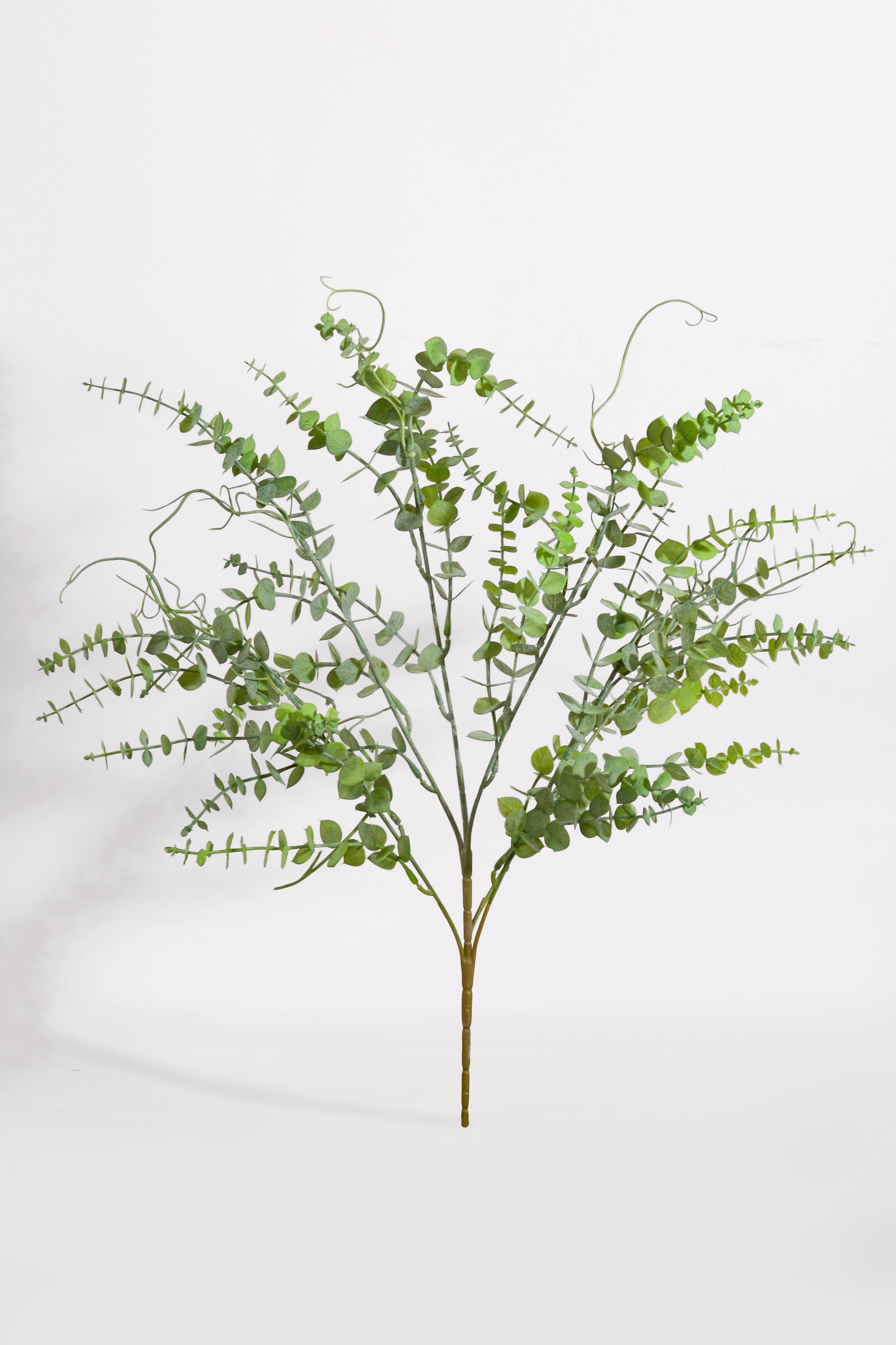 23.5" Uv Artificial Eucalyptus Bush Green