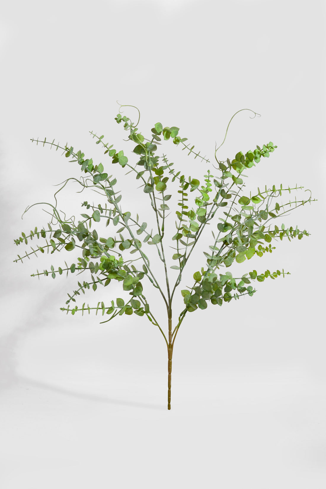 23.5" Uv Artificial Eucalyptus Bush Green