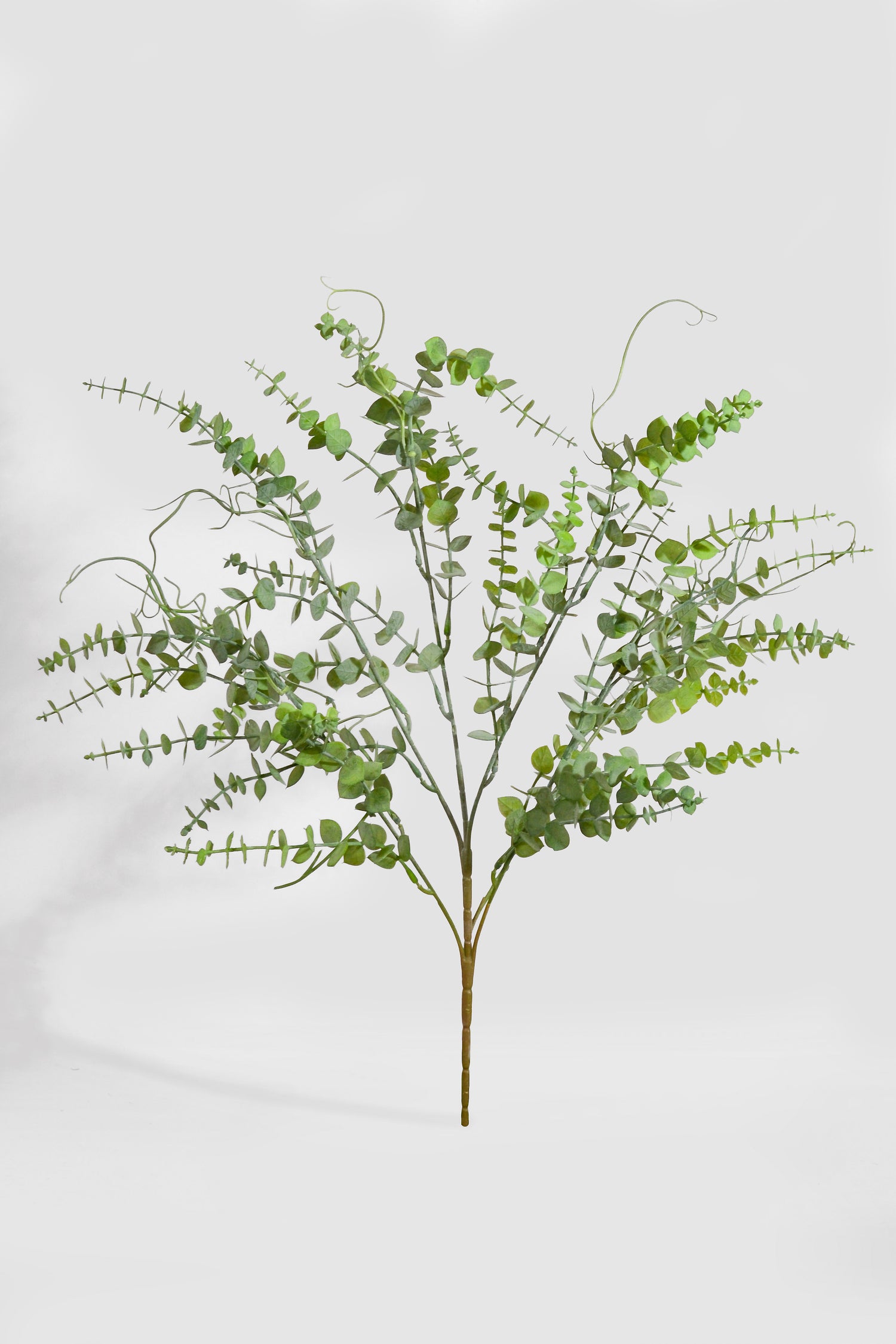 23.5" Uv Artificial Eucalyptus Bush Green