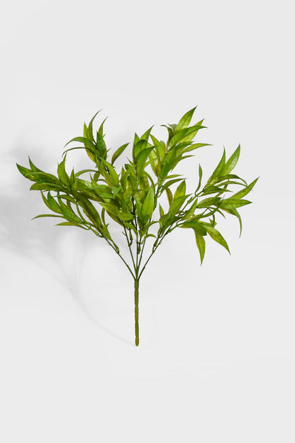 14" Uv Artificial Eucalipto Bush Green