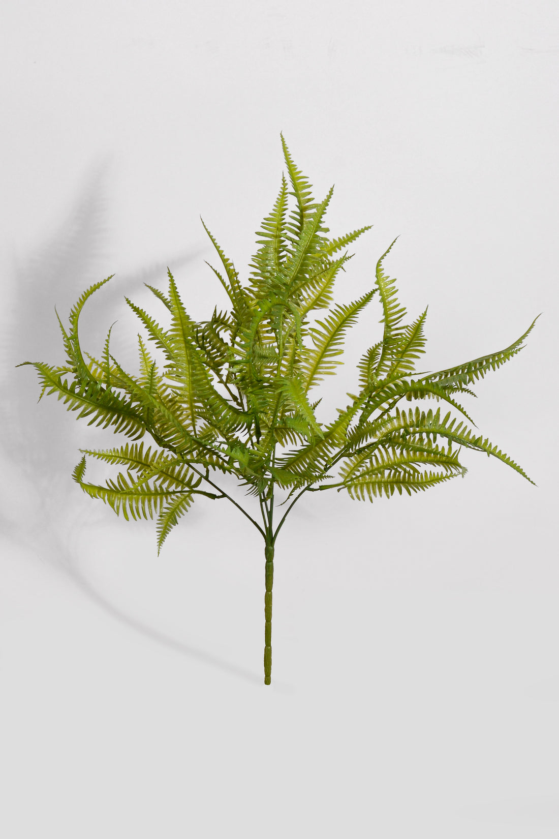 15" Uv Artificial Fern Bush Green