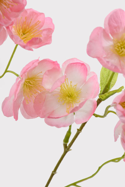32" Silk Baby Buttercup Spray Pink