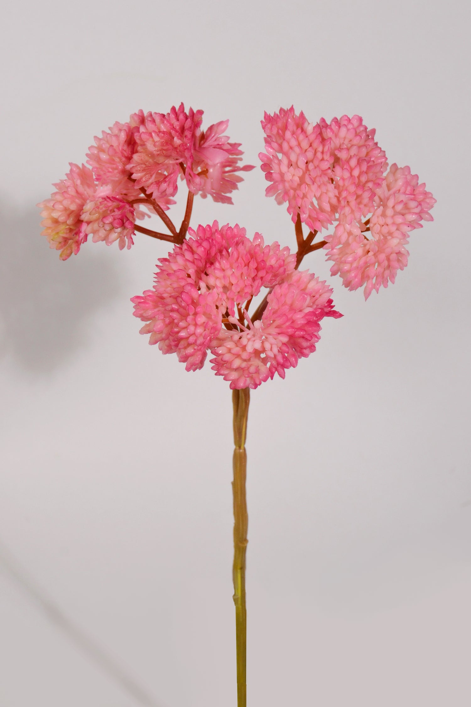 8" Artificial Soft Sedum Pick Orchid/Two Tone
