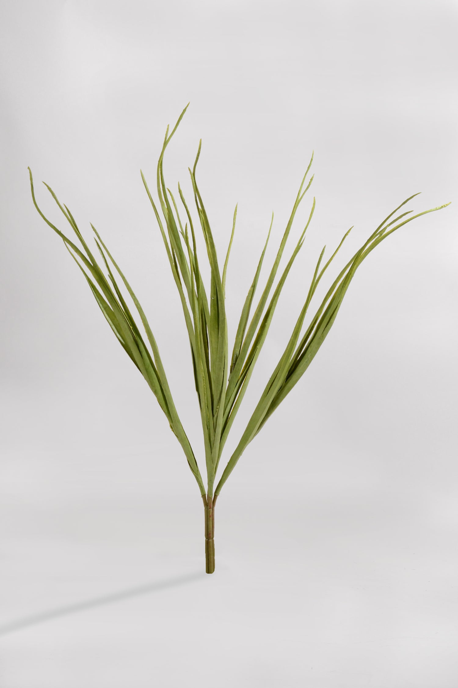 26" Artificial Soft Grass Bush Green
