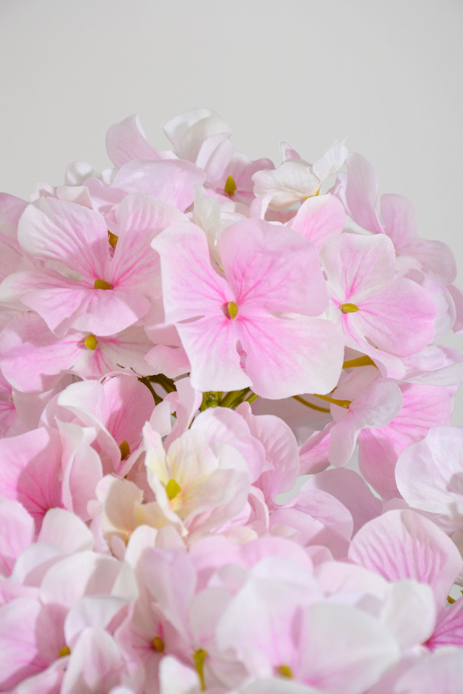 17.5" Uv Silk Protect Hydrangea Bush Pink/Soft