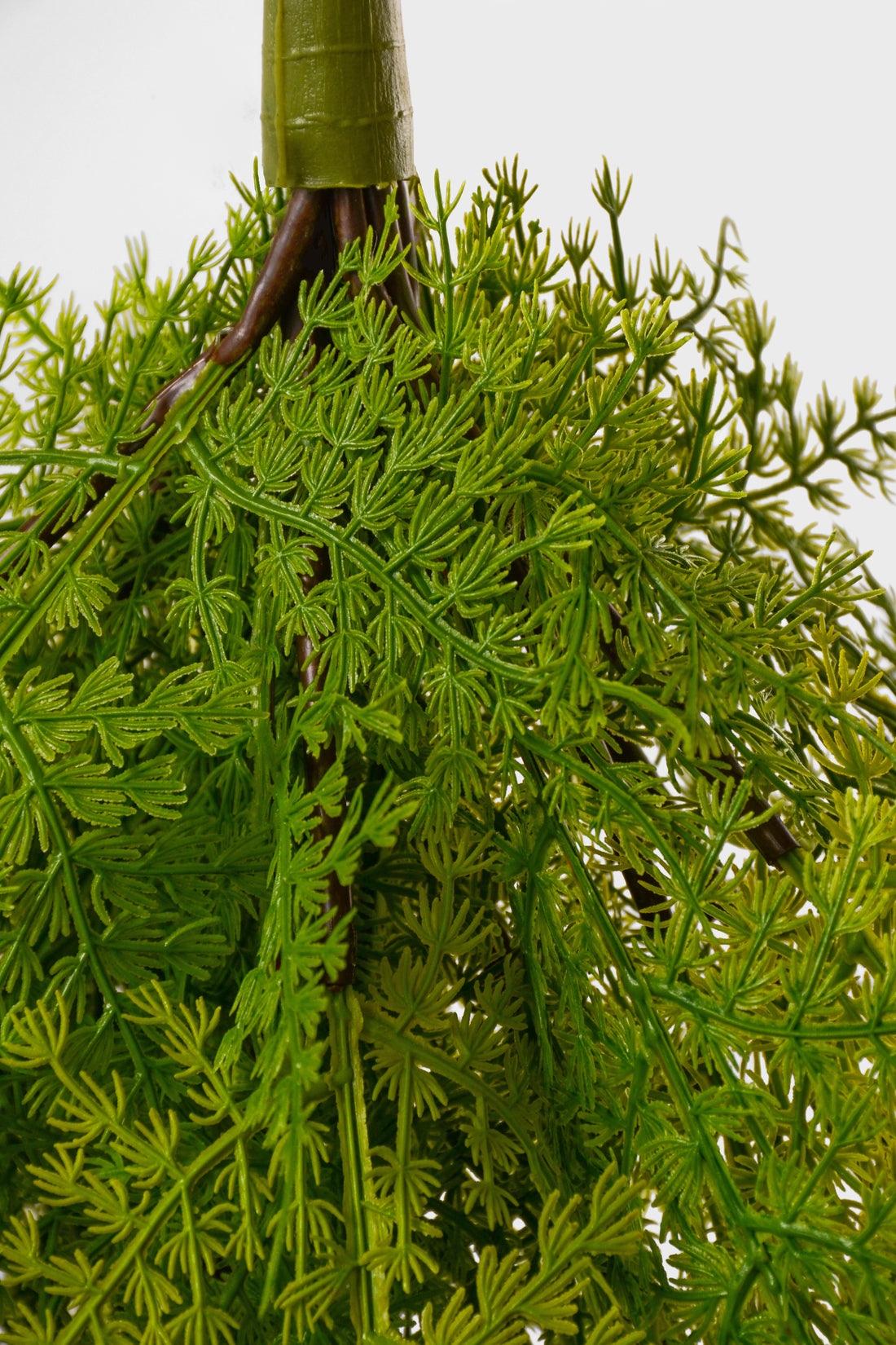 28" Uv Artificial Asparagus Fern Hanging Bush Green