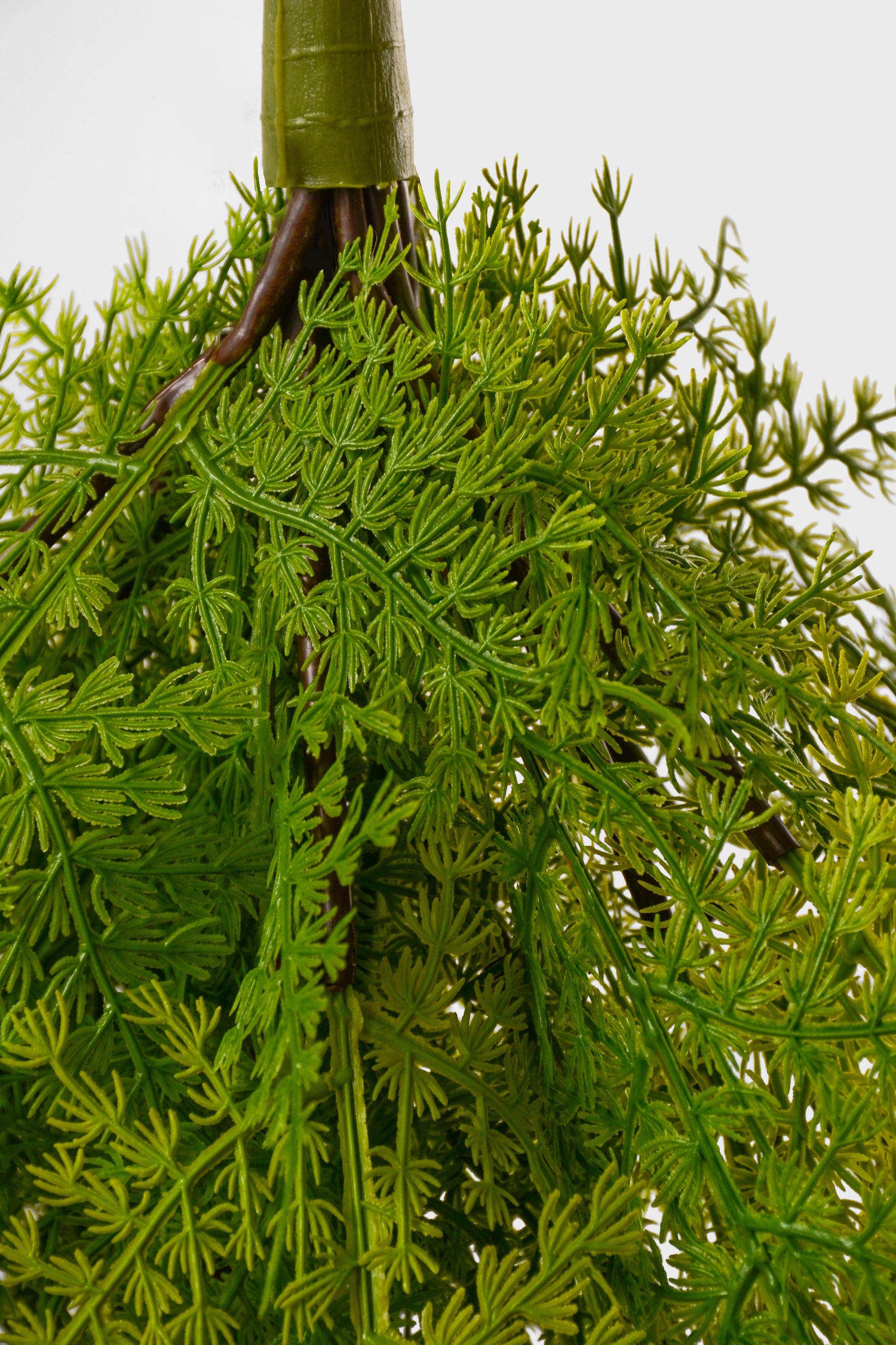 28" Uv Artificial Asparagus Fern Hanging Bush Green