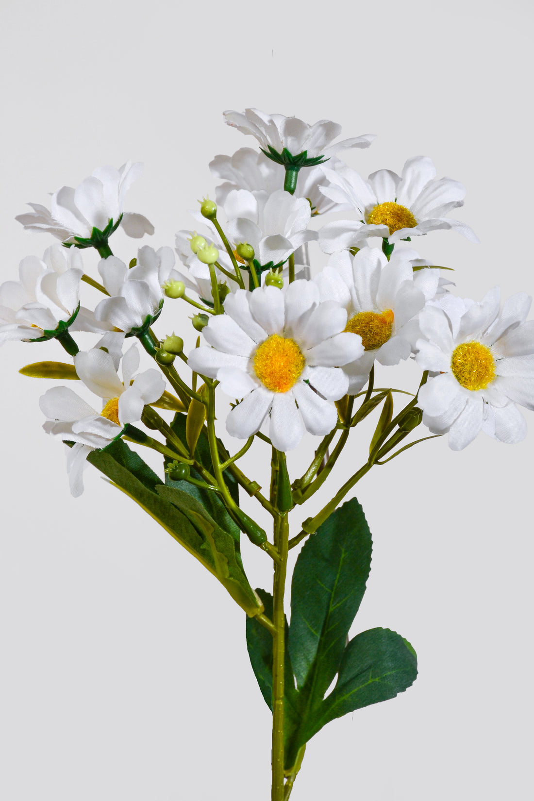 32" Artificial Common Daisy Spray Cream