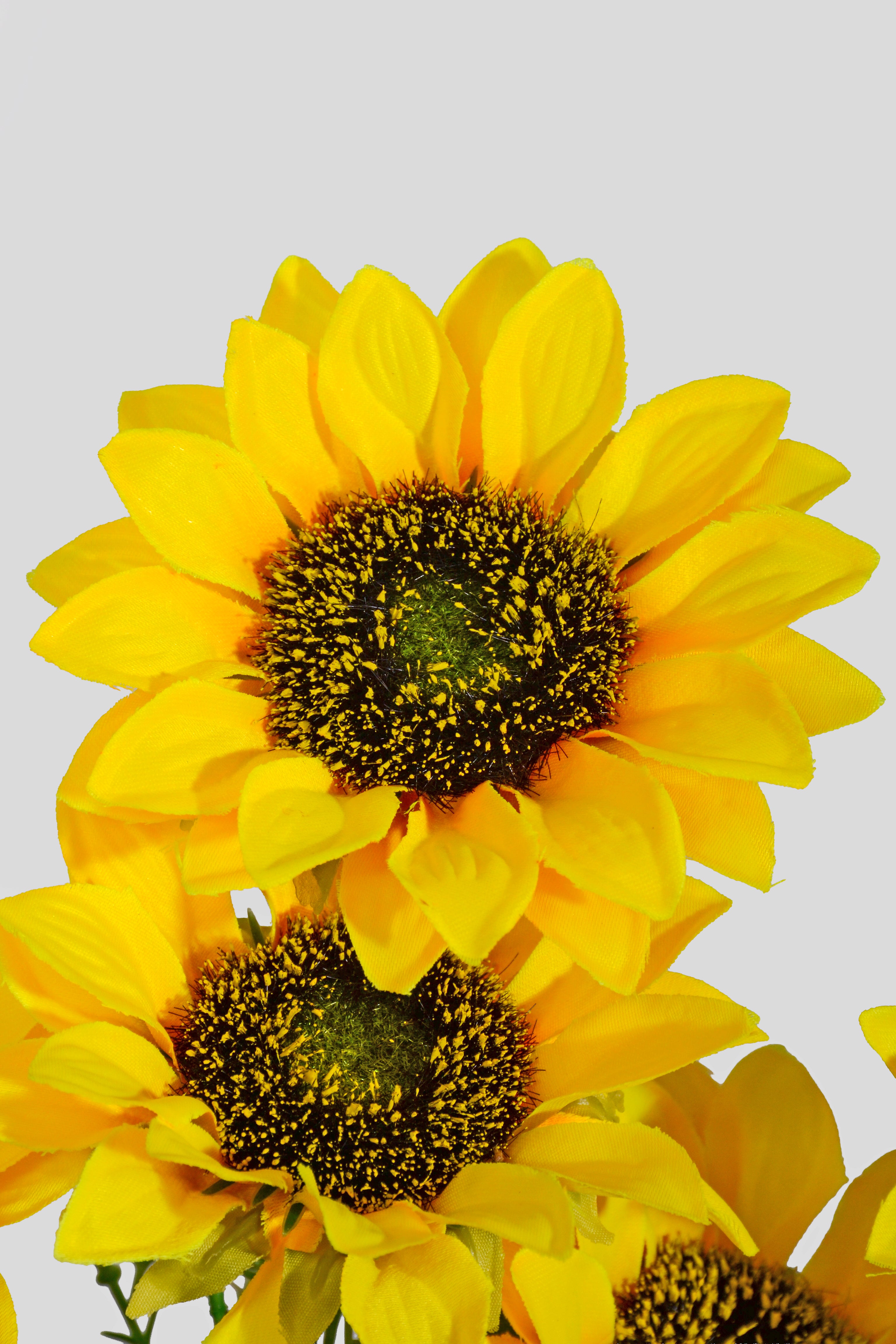 15" Silk Sunflower Bush Yellow