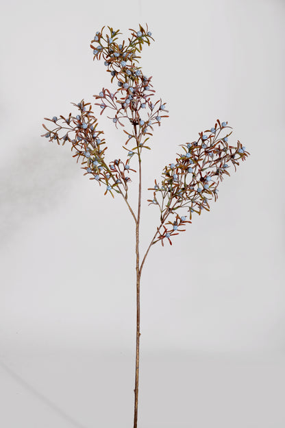 34" Artificial Berry Spray Blue