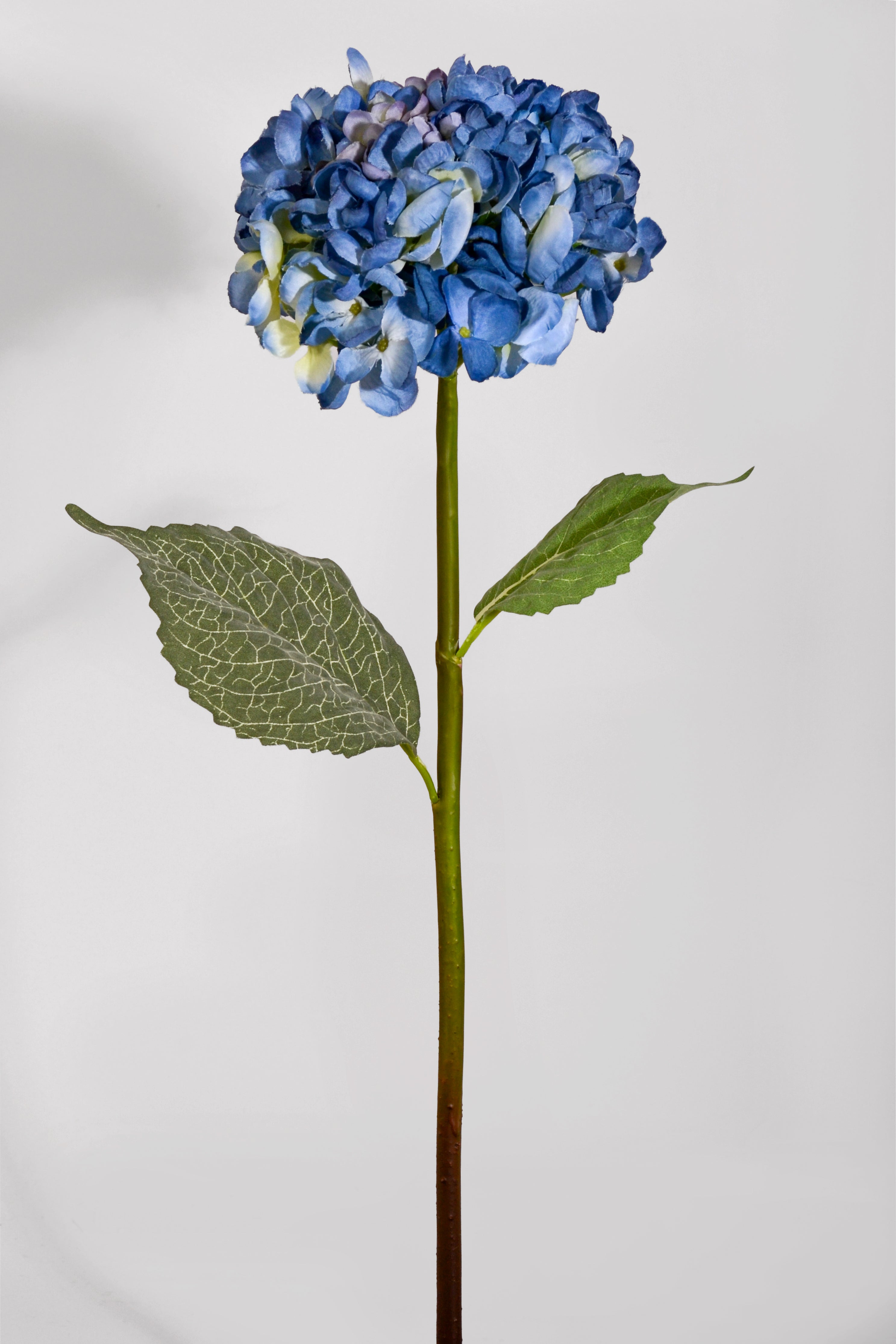 22" Silk Hydrangea Spray Blue