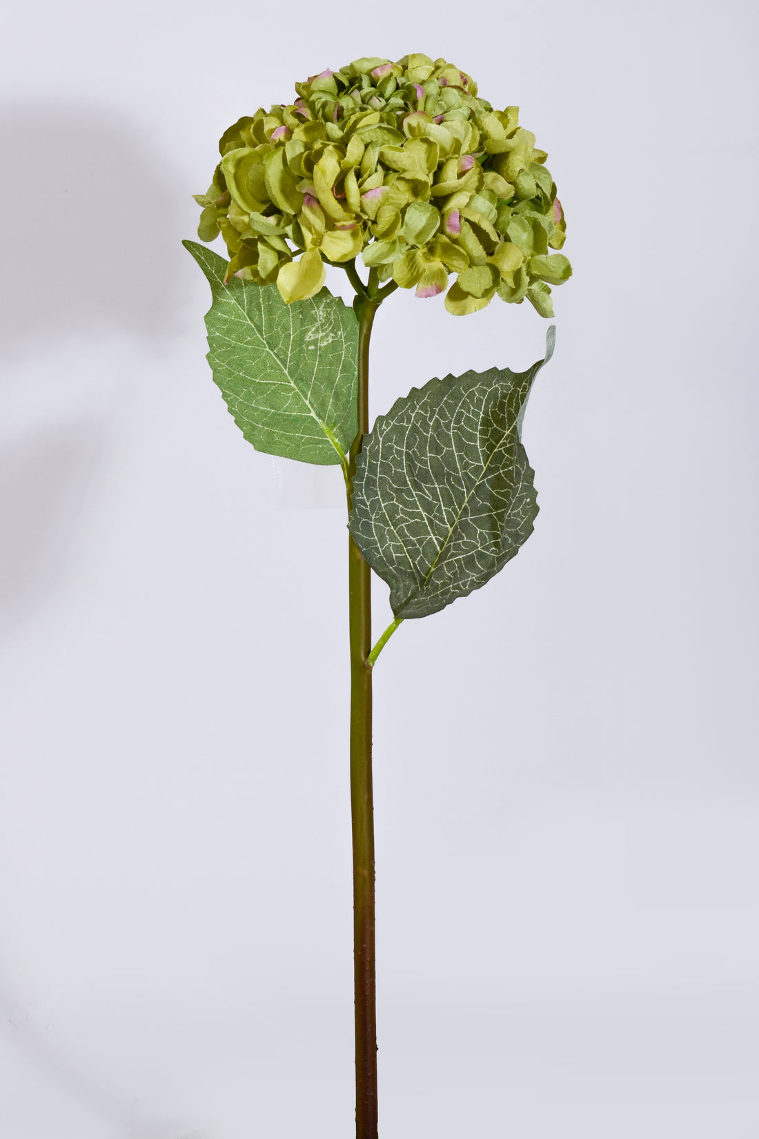22" Silk Hydrangea Spray Green