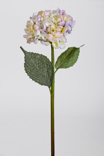 22" Silk Hydrangea Spray Pink