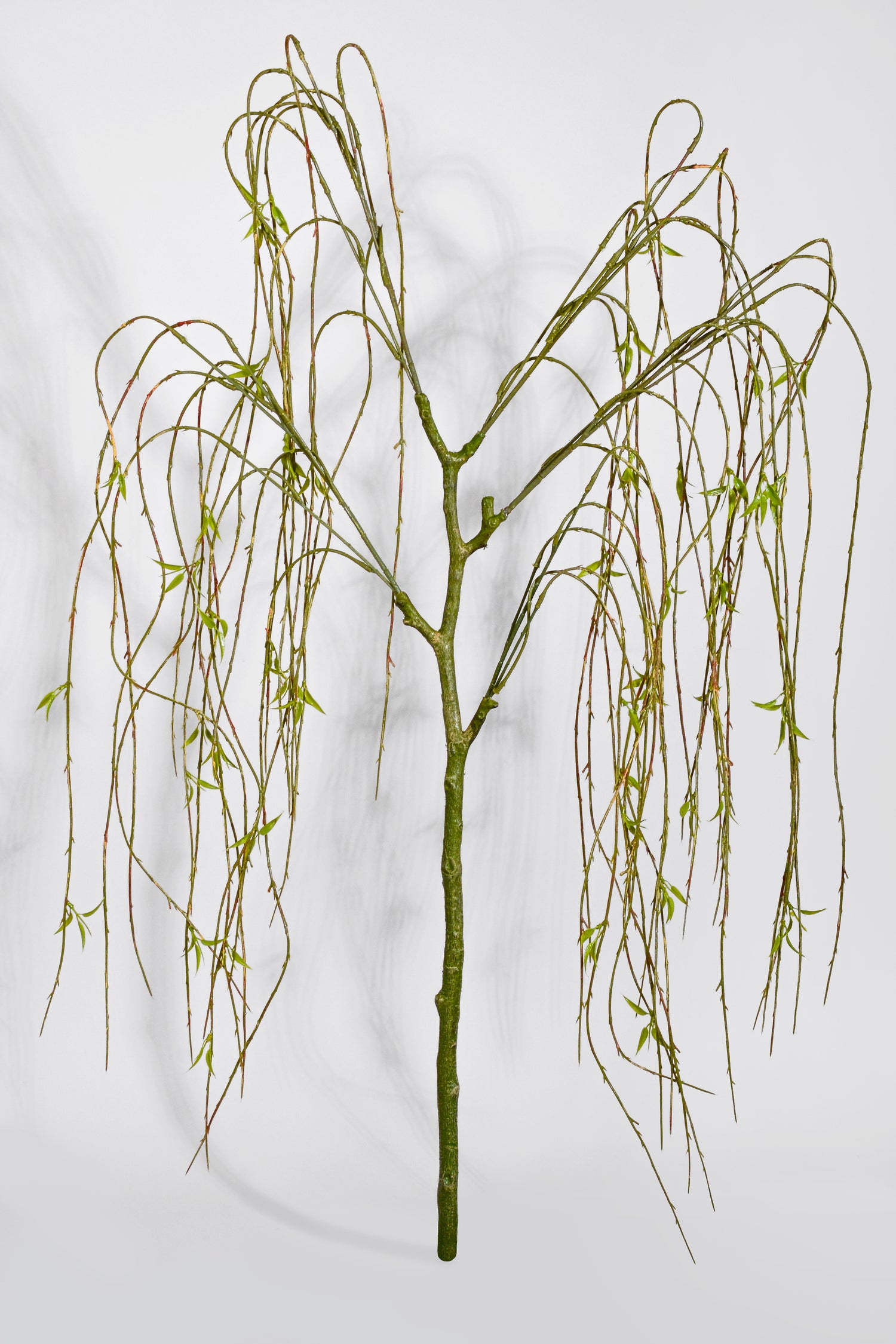 57" Artificial Willow Hanging Branch Green