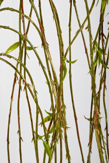 57" Artificial Willow Hanging Branch Green