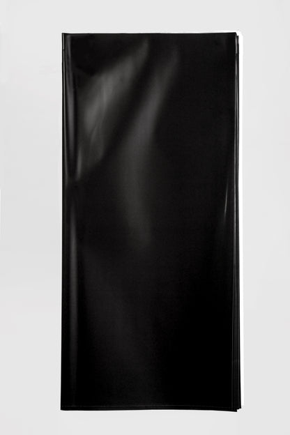 22.5" 2Tone Waterproof Wrapping Paper Black/White Pkg/20