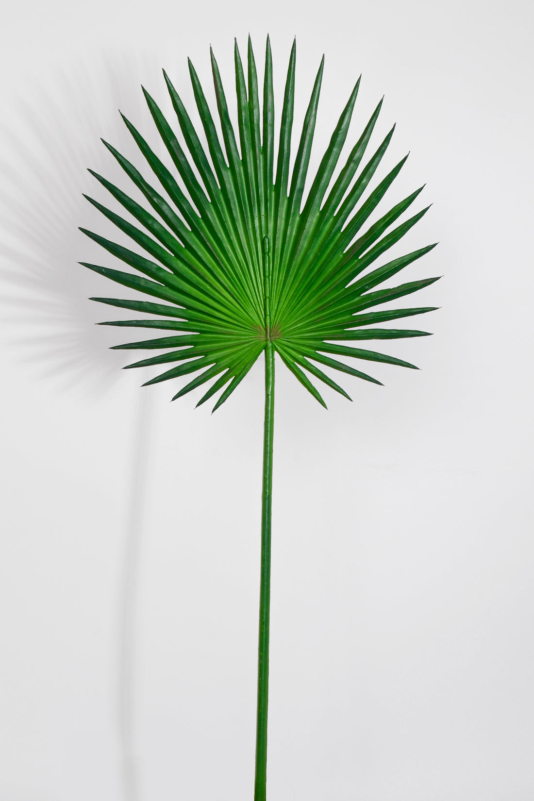 33" Artificial Fan Palm Leaf Green