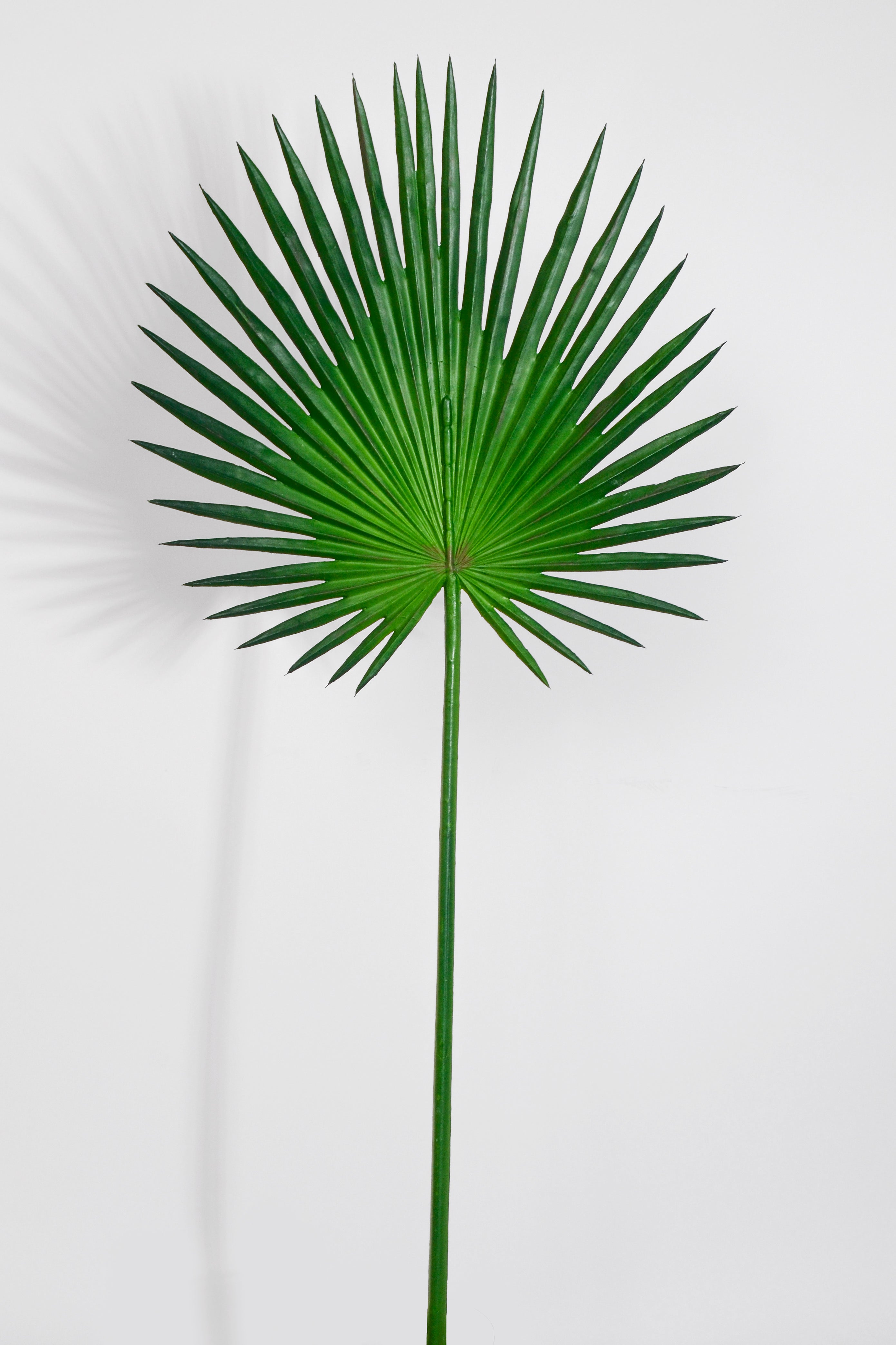 33" Artificial Fan Palm Leaf Green