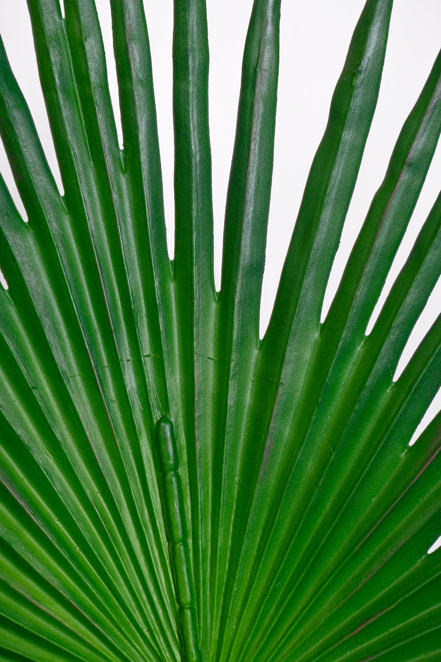 33" Artificial Fan Palm Leaf Green