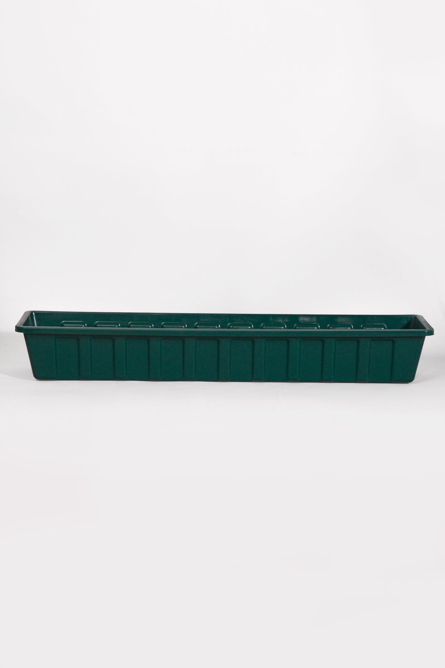 36" Plastic Flower Box Green