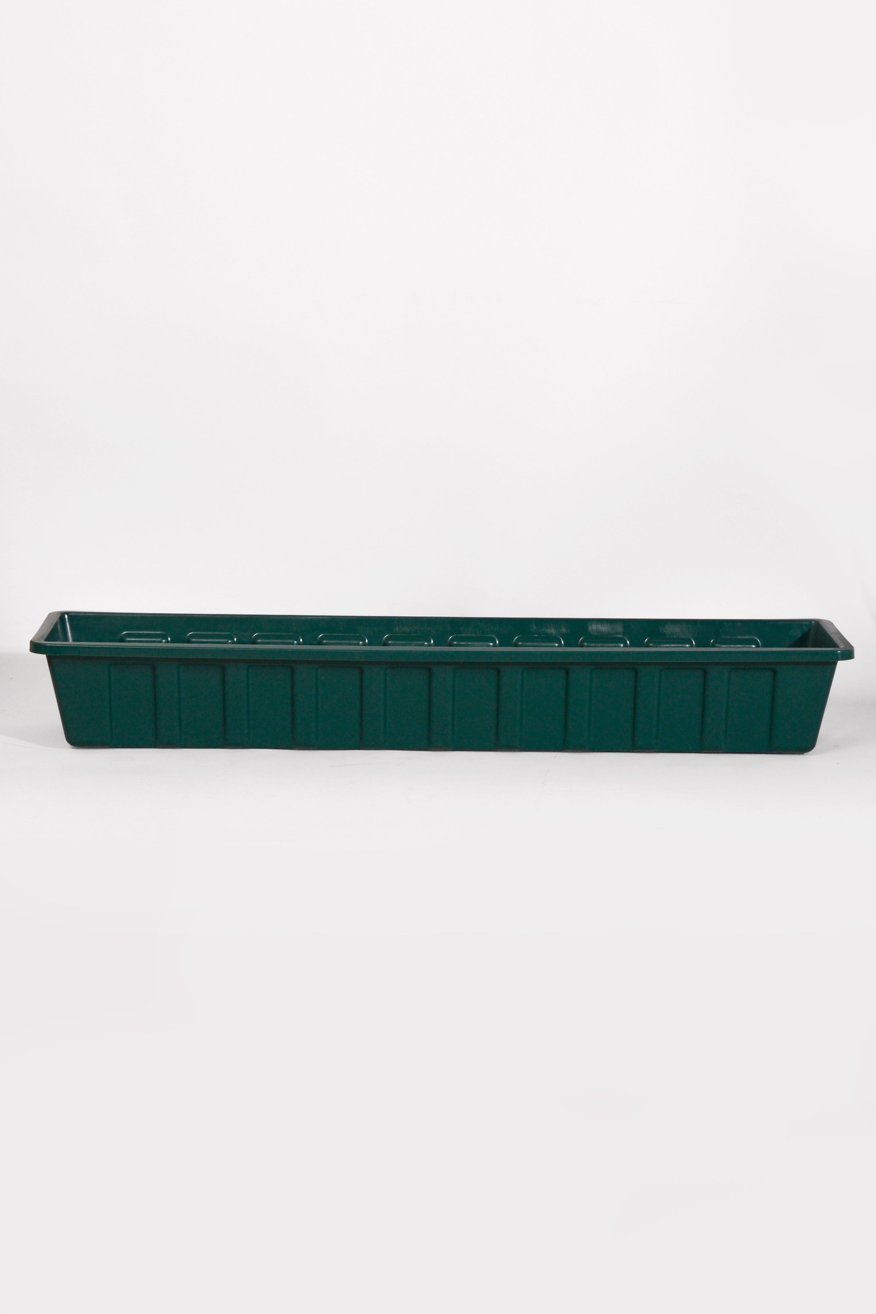 36" Plastic Flower Box Green