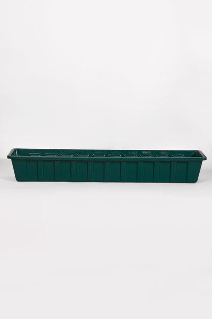 36" Plastic Flower Box Green