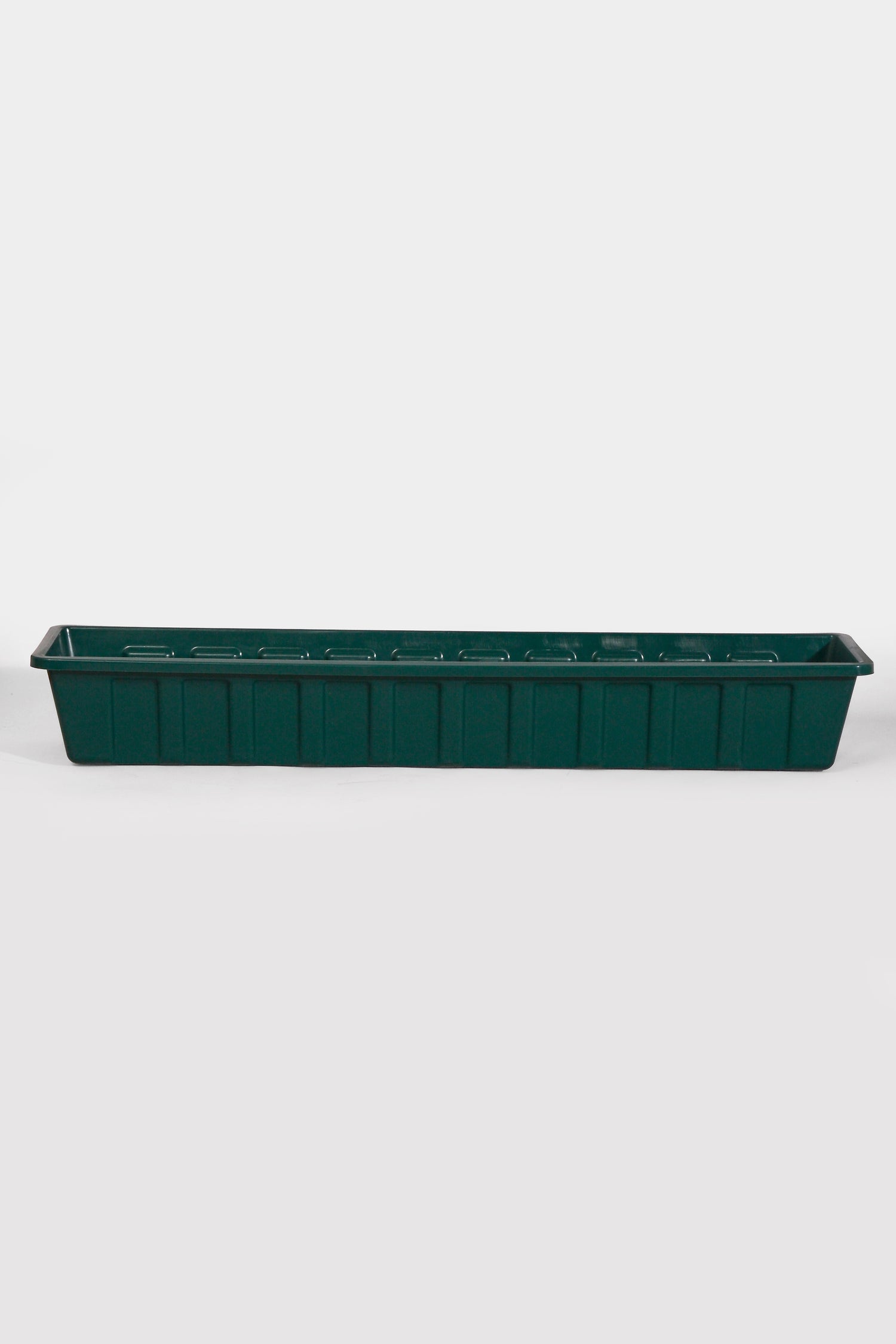 36" Plastic Flower Box Green