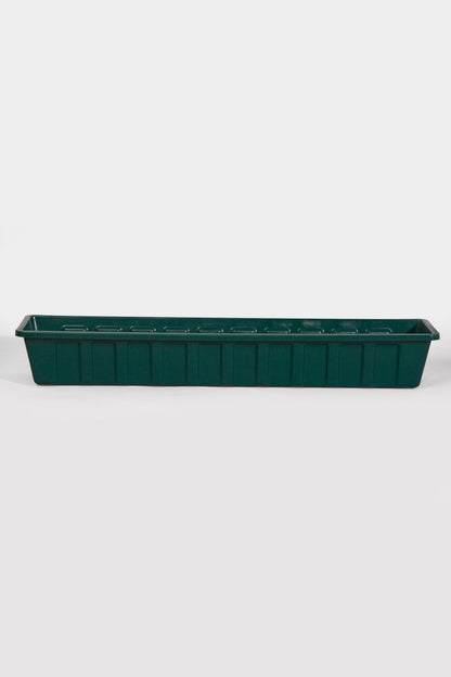 36" Plastic Flower Box Green
