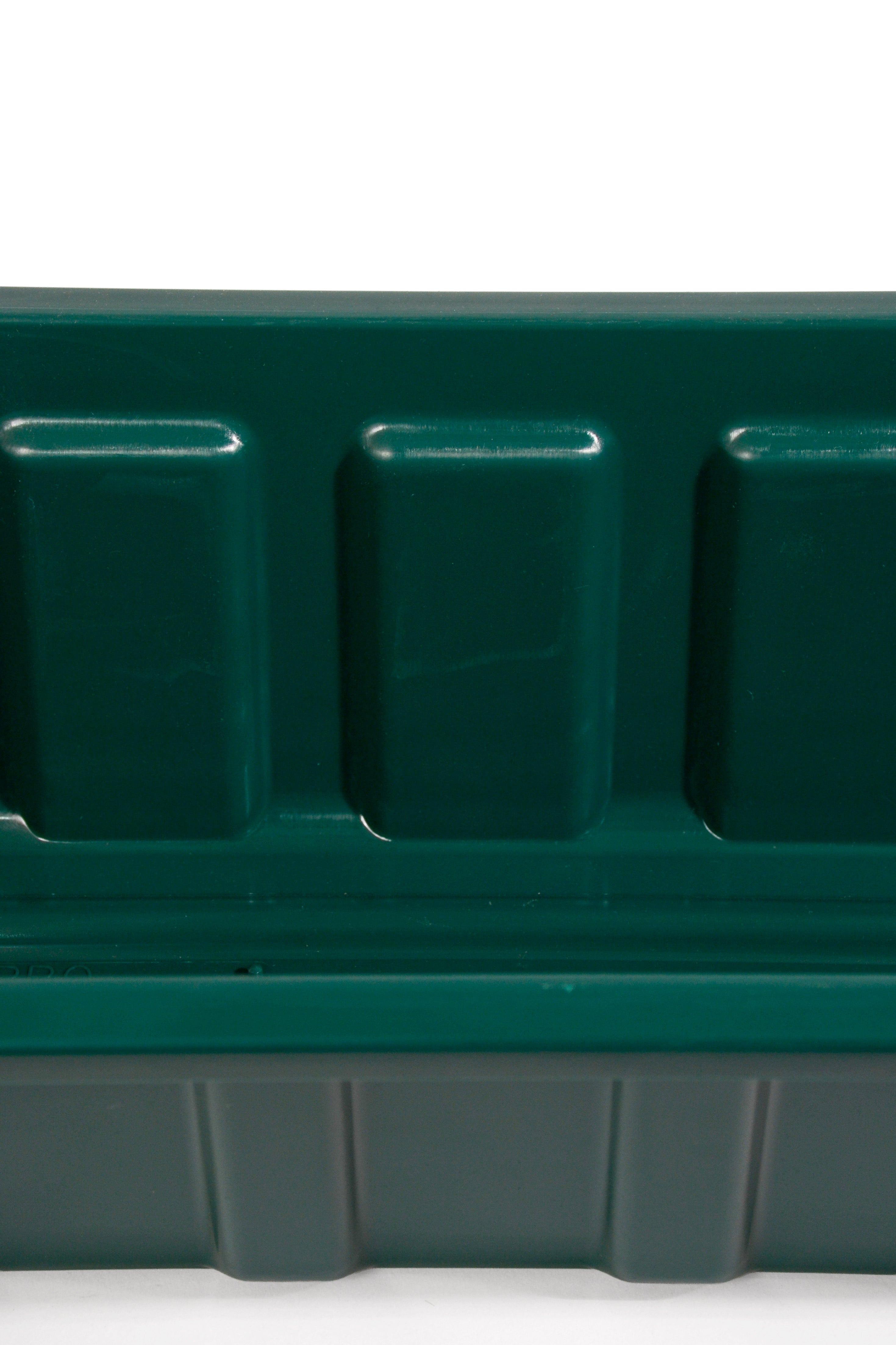 36" Plastic Flower Box Green