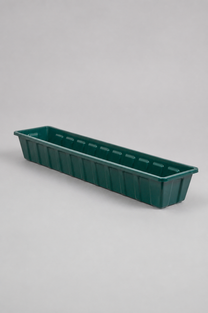 36" Plastic Flower Box Green