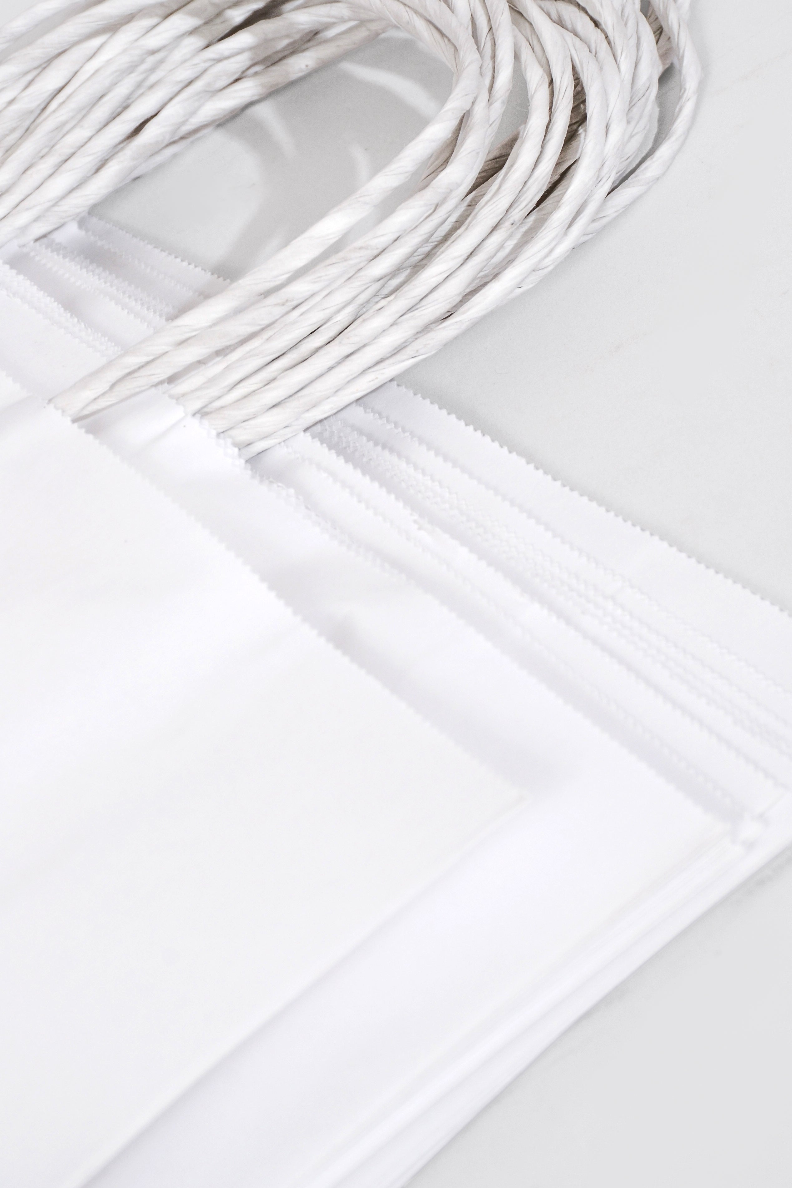 12.5 X 4.25 X 10" Kraft Shopping Bag White Pkg/12