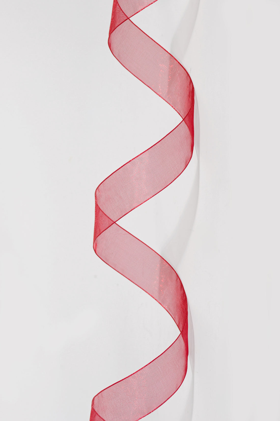 7/8" X 100Yds Organza Ribbon Rose Red
