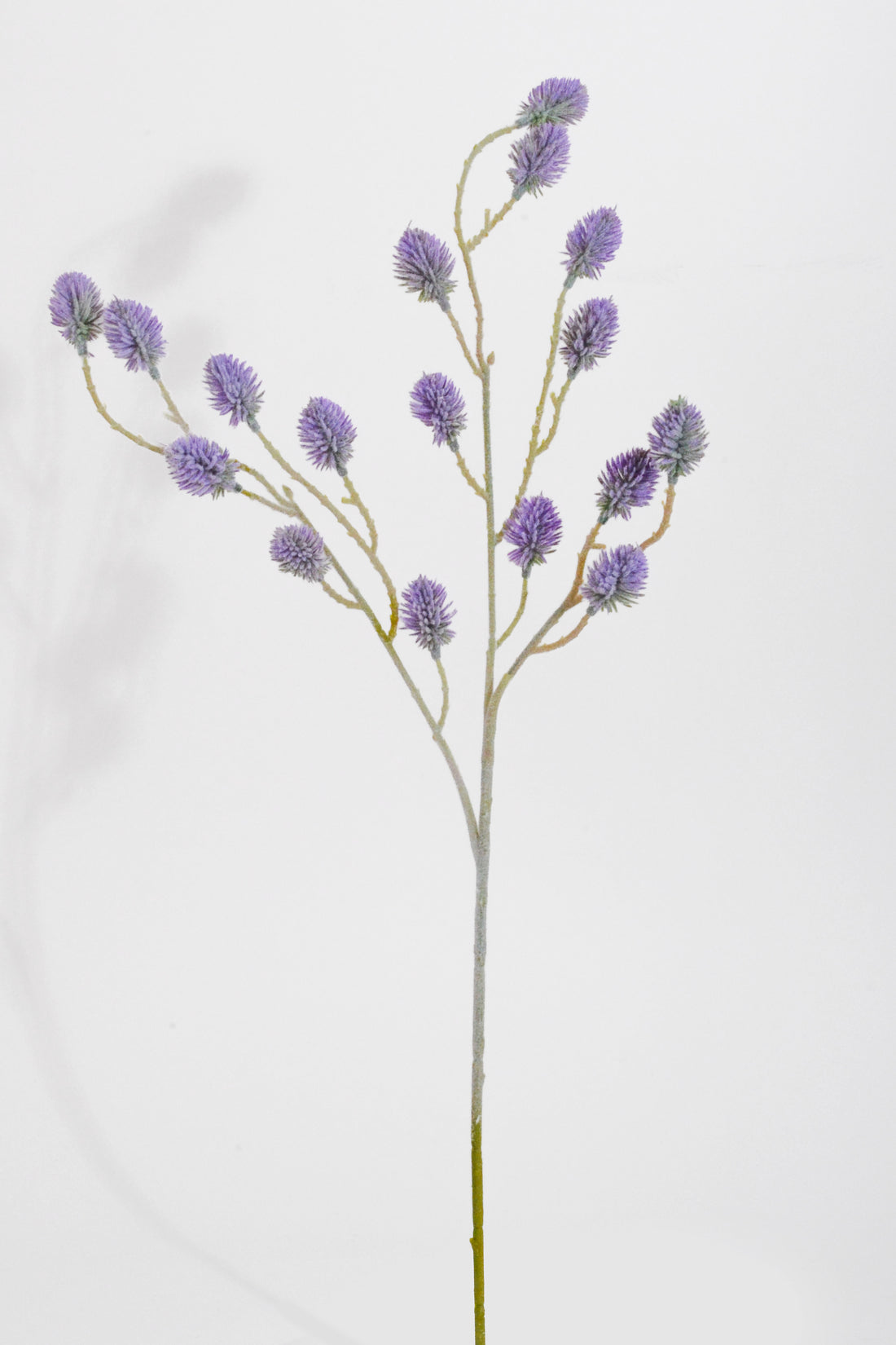 25" Artificial Pine Flower Spray Purple