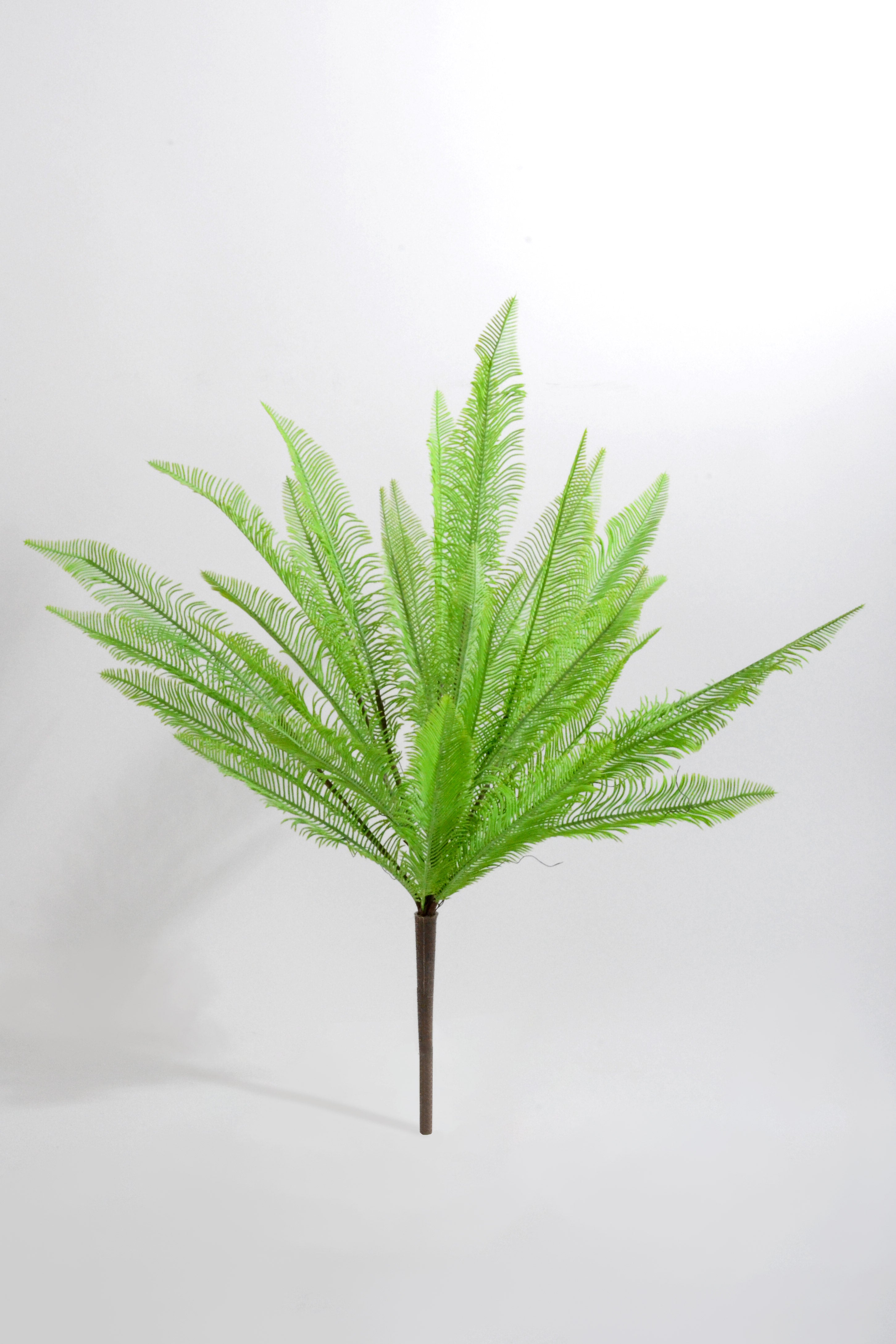 21" Artificial Fern Bush Green