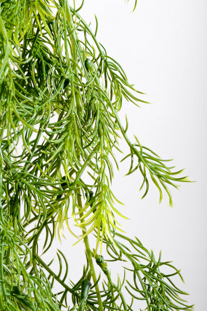31" Artificial Springri Hanging Bush Green