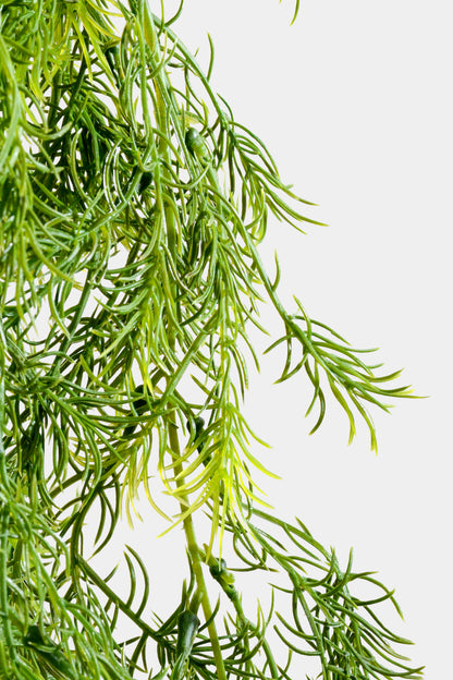 31" Artificial Springri Hanging Bush Green